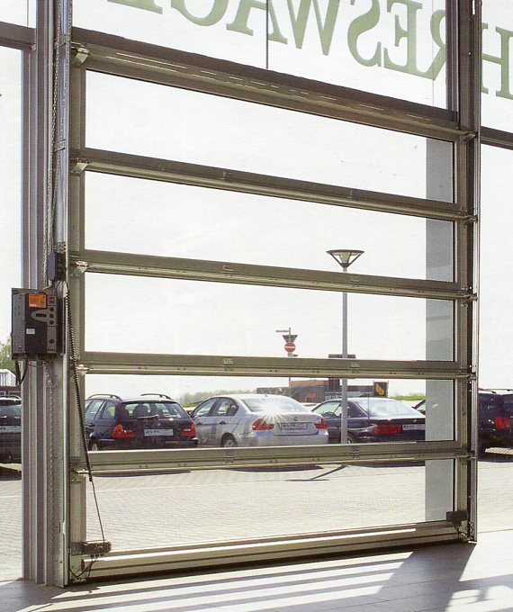 Picture of Hormann glazed industrial sectional door
